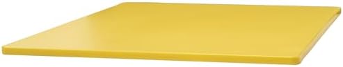Winco 18" x 24" Yellow Heavy-Duty Plastic Cutting Board (Set of 6)