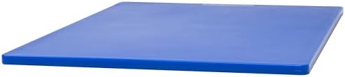 Winco 15" x 20" Blue Heavy-Duty Plastic Cutting Board (Set of 6)