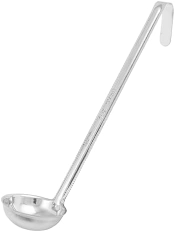 Winco 2 oz Red Prime Stainless Steel Ladle Listed