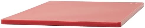 Winco 12" x 18" Red Heavy-Duty Cutting Board