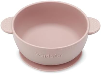 PandaEar 3 Pack Baby Bowls with Suction, Stay Put Silicone Food Bowl
