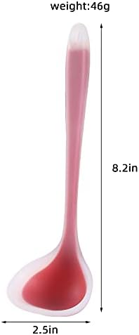 Mini Silicone Ladle, Small Gravy Ladle, 1 ounce, 8.2 In, 6 Pack