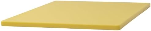 Winco 12" x 18" Yellow Cutting Board (Set of 6)