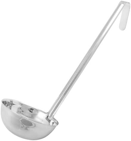 Winco 12 oz One Piece Steel One-Piece Ladle