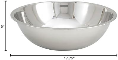 Winco 16 qt Stainless Steel Mixing Bowl