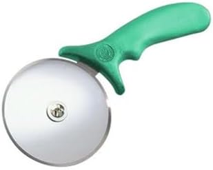 American Metalcraft 4" Green Plastic Handle Pizza Cutter