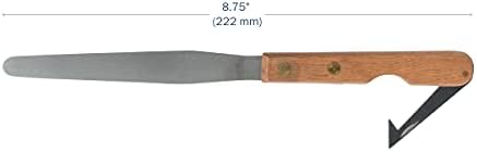 Apothecary Products 4.75" Stainless Steel Spatula and Blade, Wooden Handle
