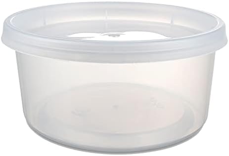 DuraHome Deli Containers with Lids 12 oz. Leakproof 40 Pack BPA-Free Plastic Microwaveable Clear Food Storage Container Premium Heavy-Duty Quality, Freezer & Dishwasher Safe (12 oz.)