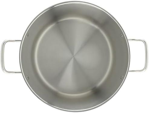 Winco Silver 20 qt Stainless Steel Stock Pot with Cover