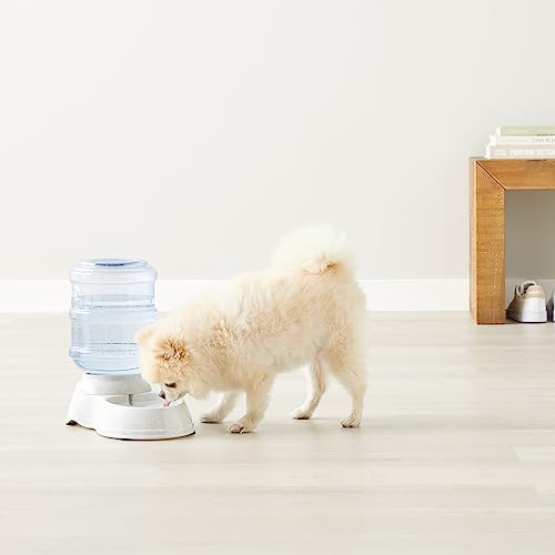 Amazon Basics Gravity Pet Water Dispenser for Cat and Dog, Easy to Clean, 135.3fl.oz Capacity, Small