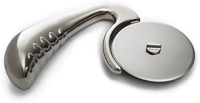 Pizza Cutter Wheel by Midnight Slice - Stainless Steel Food Slicer for Pizzas and more with Ergonomic Handle and Sharp Cutting Surface for Clean Cuts