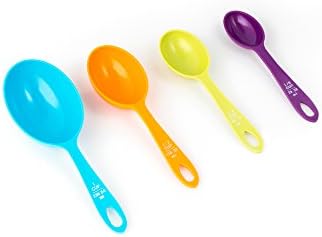 Fox Run Measuring Cup Set, 1/8 cup to 1 Cup, Multicolored Measuring Set