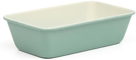 Martha Stewart Gallen 9 Inch Nonstick Carbon Steel Loaf Pan – Teal, Durable Bakeware for Even Baking and Easy Release, 9" Loaf Pan (Pack of 6)
