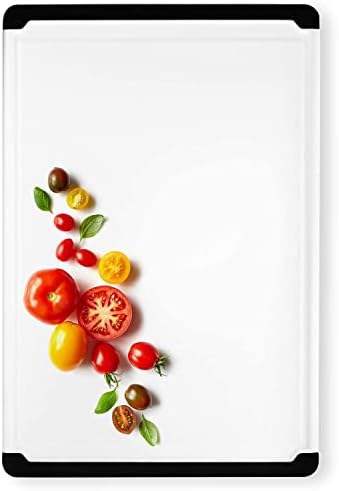 Belwares Large Plastic Cutting Board for Kitchen, 18-Inch Chopping Board