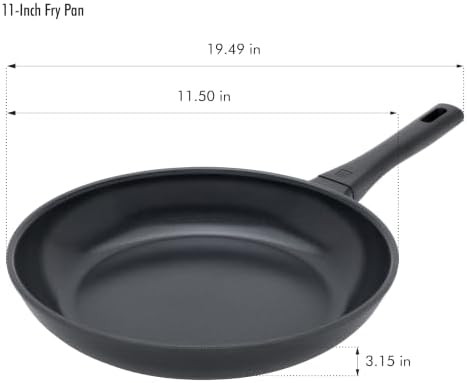 ZWILLING Madura Plus Ceramic 2-pc Fry Pan, Titanium-Reinforced Ceramic Nonstick Frying Pan, Aluminum Skillet, Dishwasher Safe Cookware, Matte Black
