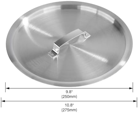 New Star Foodservice Aluminum Stock Pot Cover for 12 QT Stock Pot (10301661)