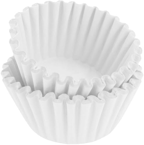 8-12 Cup Basket Coffee Filters, White Paper for Drip Makers, 200 Count