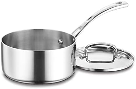 Cuisinart FCT19-18 French Classic Tri-Ply Stainless 2-Quart Saucepot with Cover
