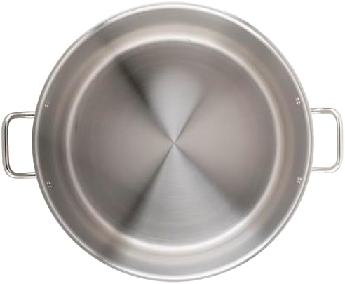 Winco 60 qt Stainless Steel Stock Pot with Cover