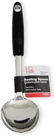 Chef Craft Select Heavy Duty Basting Spoon, 12 inch, Stainless Steel