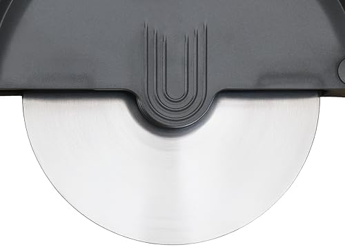 Zyliss Pizza Cutter with Removable Wheel, Pizza Cutter & Wheel Slicer, Gray