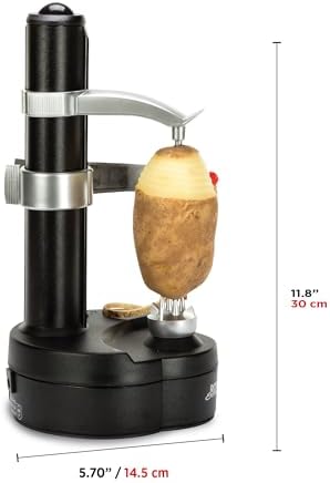 Starfrit Rotato Express Electric Peeler - 2 Spare Blades - Safe & Easy to Use - Effortlessly Peels Vegetables and Fruit,(Pack of 6)