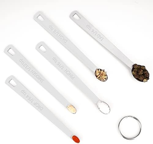 5pcs Mini Measuring Spoon Set, Heavy Duty Stainless Steel