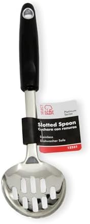 Chef Craft Select Slotted Spoon, 12 inch, Stainless Steel