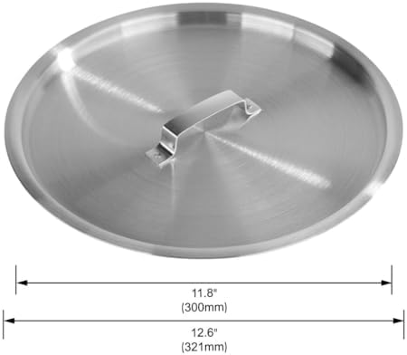 New Star Foodservice Aluminum Stock Pot Cover for 20 QT Stock Pot (10301663)