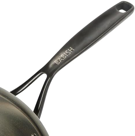 Babish 5-Qt Stainless Steel Sauté Pan with Lid – Heavy Duty Nonstick-Ready, Oven & Induction Safe, Everyday Kitchen Cookware