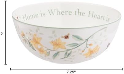 Lenox Butterfly Meadow "Home Is Where The Heart Is" Serving Bowl