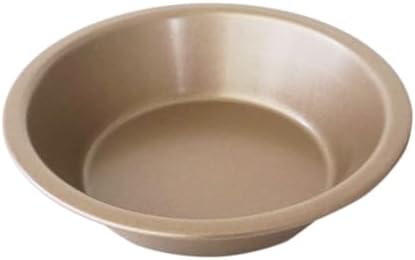 5 Inch Mini Pie Pan, Nonstick Small Round Baking Plate, 7.8OZ Gold
