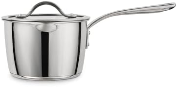Tramontina Tempo Tri-Ply Base Stainless Steel 2-Qt Small Sauce Pan with Lid