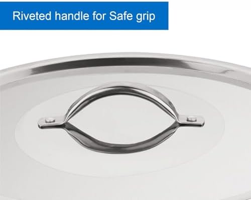 12 Quart Stainless Steel Stock Pot, Silver
