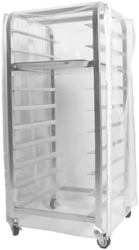 lopeztek 10-Tier Half Sheet Pan Rack Exclusive Dustproof Cover, Non-Generic