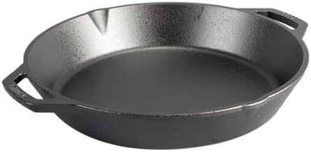Lodge Pre-Seasoned Cast Iron Dual Handle Pan, PFAS-Free, 13.25 Inches