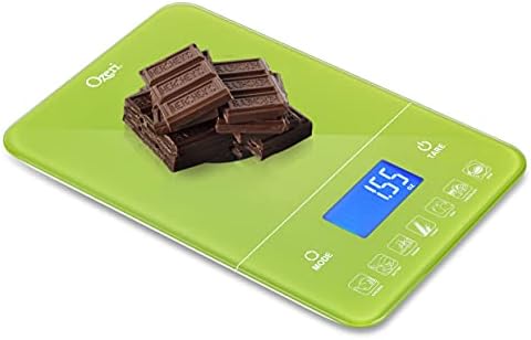 Ozeri Touch III 22 lbs (10 kg) Digital Kitchen Scale, in Tempered Glass