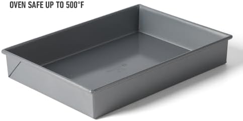 Calphalon Titan Bake Pan with Lid, 13 x 9 Inch Cake Pan, Baking Cake Pan, Nonstick 2-Pack Bakeware Set, Aluminized Steel PFOA-Free for Even Heating, Commercial Quality Baking