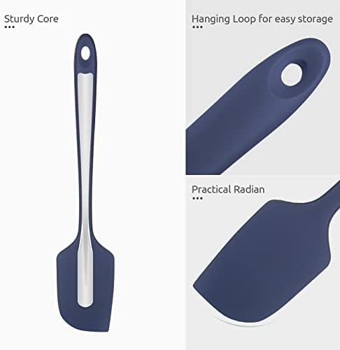 U-Taste Silicone Large Spatula, 600ºF High Temp, 11.38in, Midnight Blue