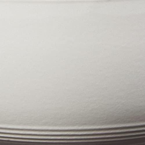 Lodge 4.5 Quart Enameled Cast Iron Dutch Oven with Lid – Dual Handles – Oven Safe up to 500° F or on Stovetop - Use to Marinate, Cook, Bake, Refrigerate and Serve – Oyster White