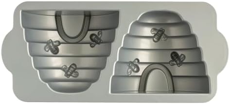 Nordic Ware Beehive Cake Pan, 10 Cup, Toffee