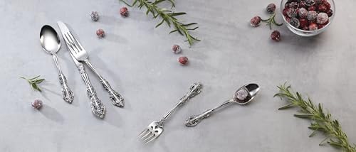 Oneida Michelangelo Dinner Forks Silverware Set for 4, Flatware