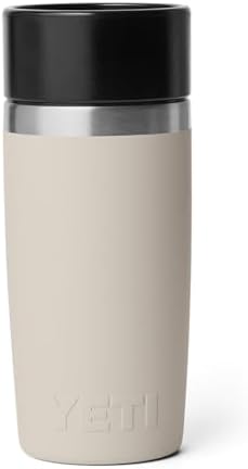 YETI Rambler 12 oz Travel Bottle, Stainless Steel, Vacuum Insulated with Leakproof Commuter Cap, Cape Taupe