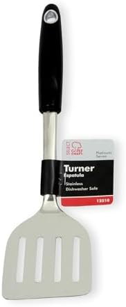 Chef Craft Heavy Duty Turner/Spatula, 13.5 Inch, Stainless Steel