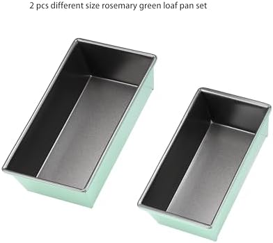 Monfish Bread loaf pan, loaf pans for oven home baking Bread mold 2lb loaf tin 10.5 x 6 x 3 inches Aluminized Steel Non Stick Coating For Home Baking 9x5 bread 2pcs