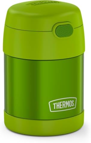 THERMOS FUNTAINER Kids Food Jar with Spoon, 10oz, Lime