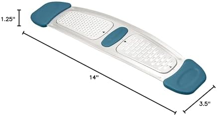 Rachael Ray Multi Stainless Steel Grater, Marine Blue, Small