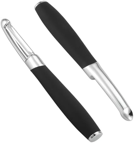Premium Stainless Steel Swivel Vegetable and Fruit Peeler, Ergonomic Non Slip Handle