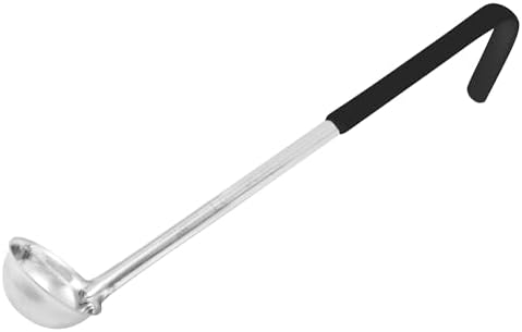 Winco 1 oz Red Prime One Piece Stainless Steel Ladle Listed