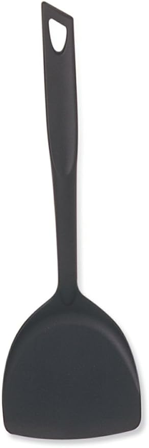 Norpro Nylon High Heat Solid Turner, Black